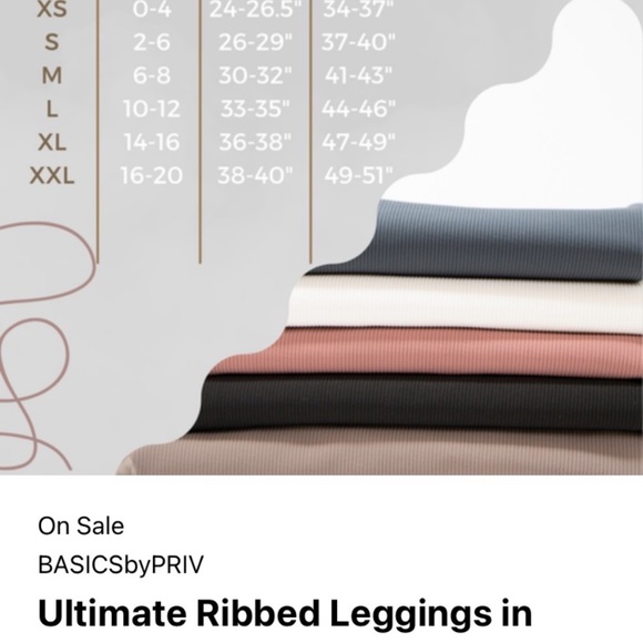 Ribbed leggings - Picture 5 of 6